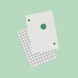 Suck UK Mello Solo Playing Cards for Solitaire & Patience